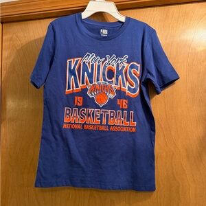 NBA Kids New York Knicks Blue and Orange Tee